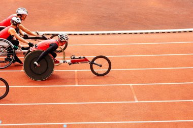 Paris, Fransa - 18 Haziran 2018: Sporcular Yarışmada