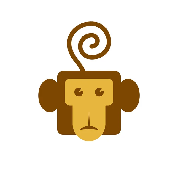 Sign symbol monkey — Stock Vector