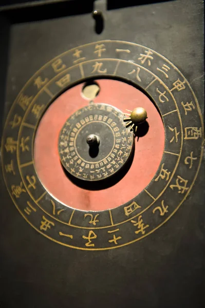 The Old clocks in dark interior