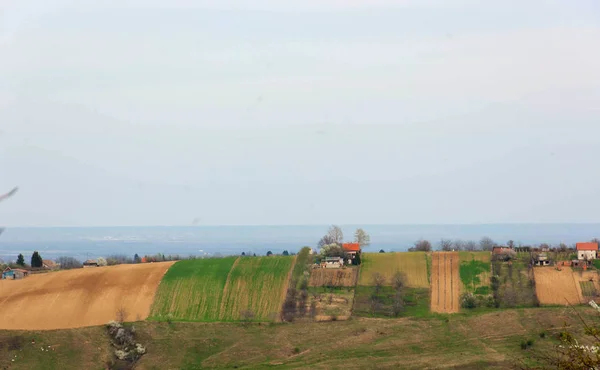 Prepared fields for planting — Stock Photo, Image