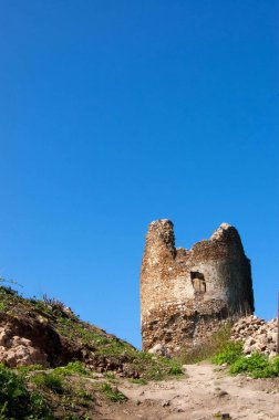 Kule ve duvar, kale Roma Dönemi kalıntıları
