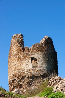 Kule ve duvar, kale Roma Dönemi kalıntıları