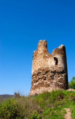 Kule ve duvar, kale Roma Dönemi kalıntıları