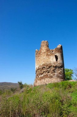 Kule ve duvar, kale Roma Dönemi kalıntıları