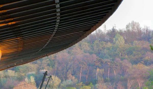 Ponte e natureza — Fotografia de Stock