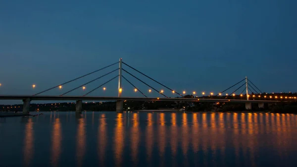Bridge, night scene — Stock Photo, Image