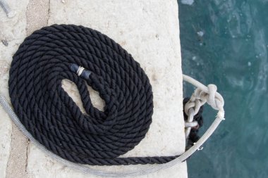 İp rıhtım tekne için