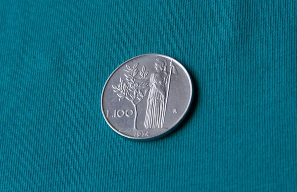 Λίρα, νόμισμα παλιά Ιταλική — Φωτογραφία Αρχείου