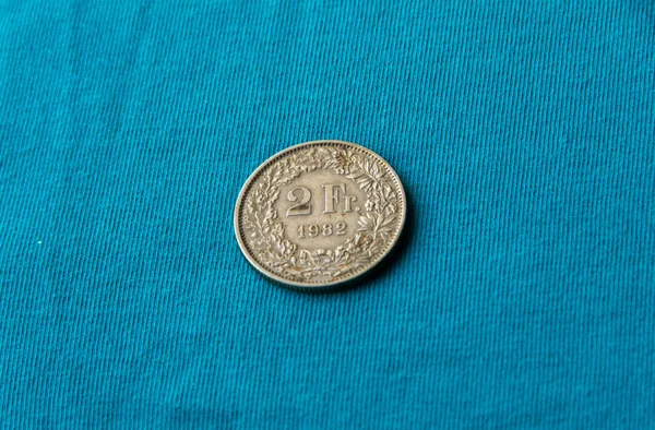 Old coins from Switzerland — Stock Photo, Image