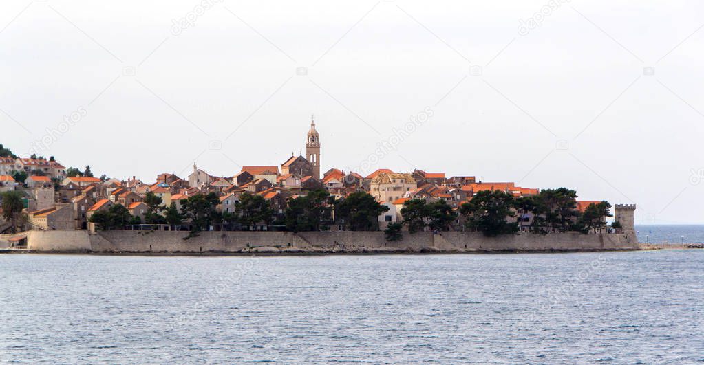 City at sea, Korcula