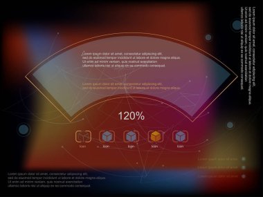 Arka planda techno tarzı, çizgiler, noktalar, Cc, parlak arka plan bulanık. Metin saydam için çerçeve. Arabirimleri, Web siteleri, infographics için.