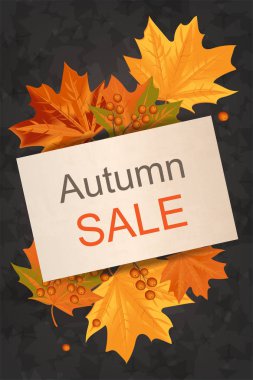 Sarı yaprakları ile sonbahar arka plan ve çerçeve yazıt ile siyah bir arka plan üzerinde satılır.