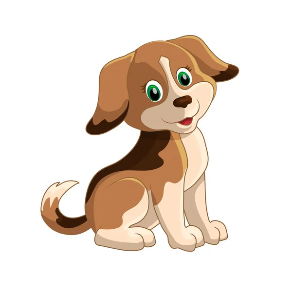 Χαριτωμένο αστείο καρτούν σκυλιά διάνυσμα κουτάβι κατοικίδιο ζώο χαρακτήρες διαφορετικά ψωμιά σκυλάκι εικονογράφηση. το έτος του σκύλου — Διανυσματικό Αρχείο
