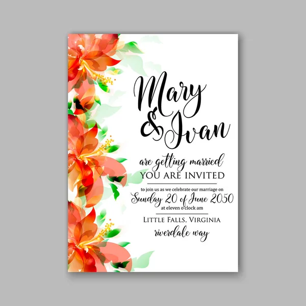 Romantic pink peony bouquet bride wedding invitation template design — Stock Vector
