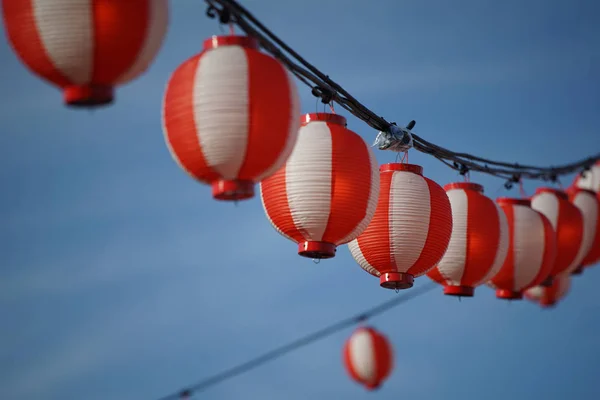 Linterna Del Festival Verano Japón — Foto de Stock