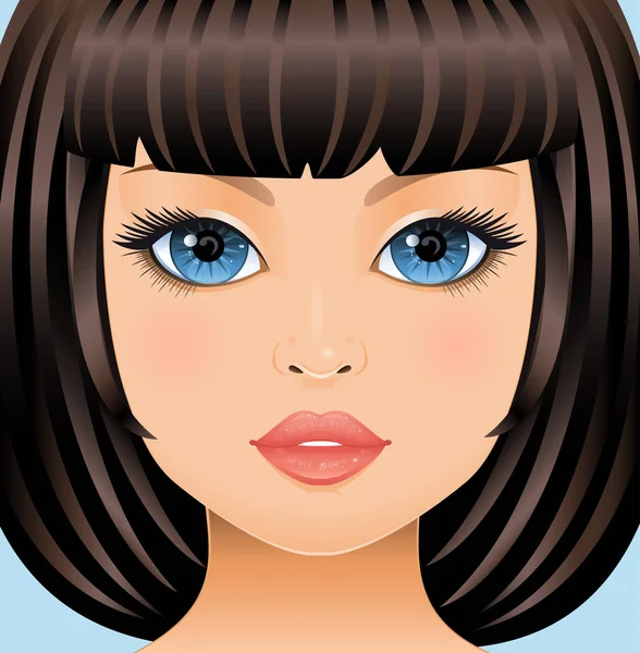 Güzel bir kızın portresi