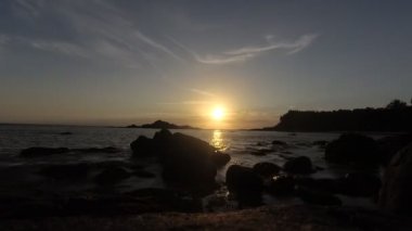 Hindistan 'da günbatımı zamanı Goa