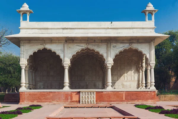 Bhado Paviljoen Rood Fort Delhi India — Stockfoto