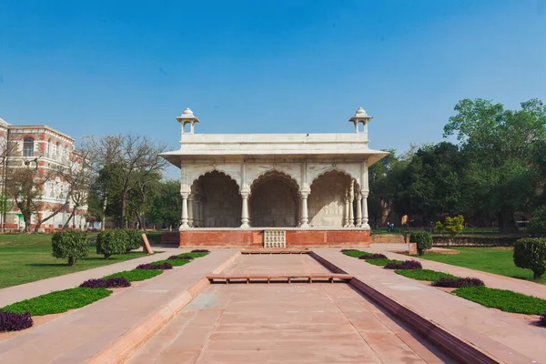 Bhado Pavillon Rotem Fort Delhi Indien — Stockfoto