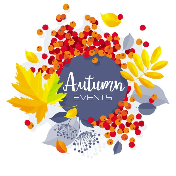 Herfst gebladerte vector verkoop banner — Stockvector