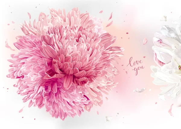 Luxurios fond floral — Image vectorielle