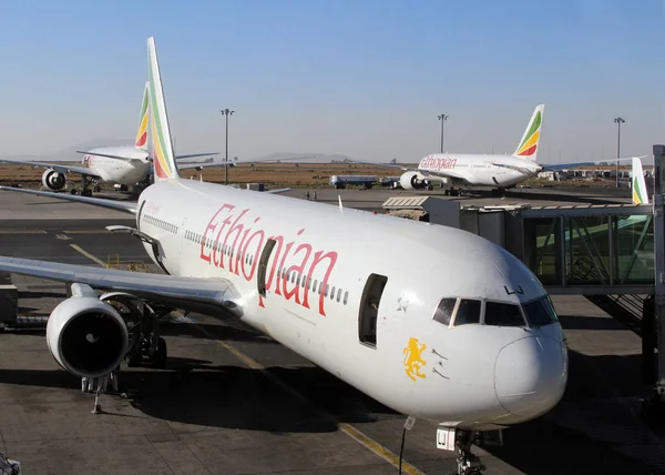 Aereo Ethiopian Airlines — Foto Stock