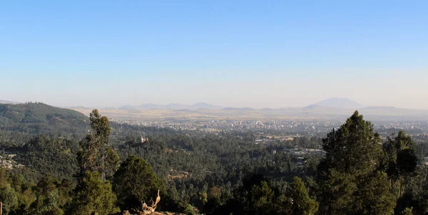 Vista superior de Addis Ababa — Fotografia de Stock