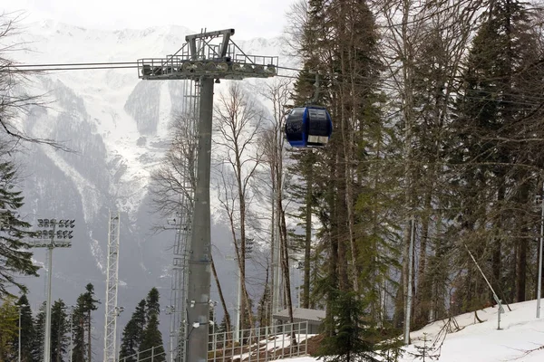 Sochi mountains cableway — Stock Photo, Image