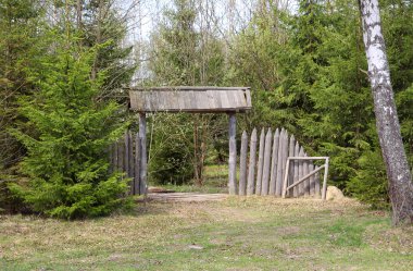 Eski yıpranmış kapısı