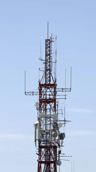 Elementen van een telecom-toren — Stockfoto