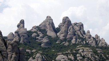 Montserrat dağ ana görünümü