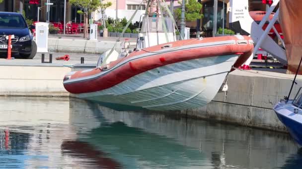 Limassol marina mañana — Vídeos de Stock