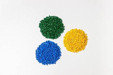 Polimer boya. Renklendirici plastikler için. Pigment granülleri.