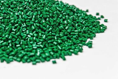 Polymeric dye. Colorant for plastics. Pigment in the granules. clipart