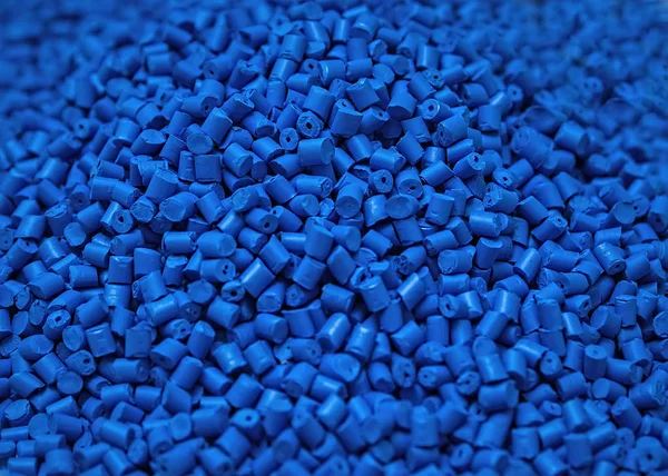 Polymeric dye. Colorant for plastics. Pigment in the granules. — Stock Photo, Image