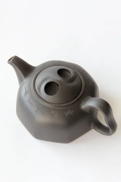 Cup Kettle Green Tea Chinese Japanese Asia Style — Stock Photo, Image