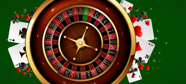 Roulette in the casino — Stock Vector