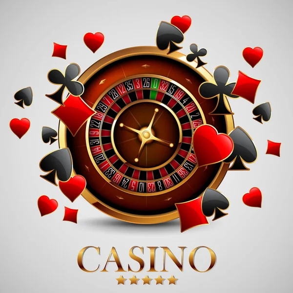 Casino reklam tasarımı — Stok Vektör