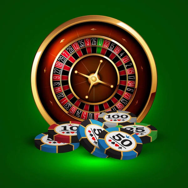 Casino reklam tasarımı — Stok Vektör
