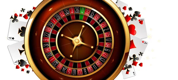 Diseño de publicidad de casino — Vector de stock