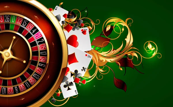 Casino advertising design — Stock Vector