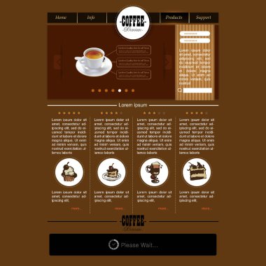 cafe menu tasarım