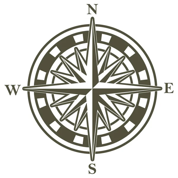 Rysunek kompasu — Wektor stockowy