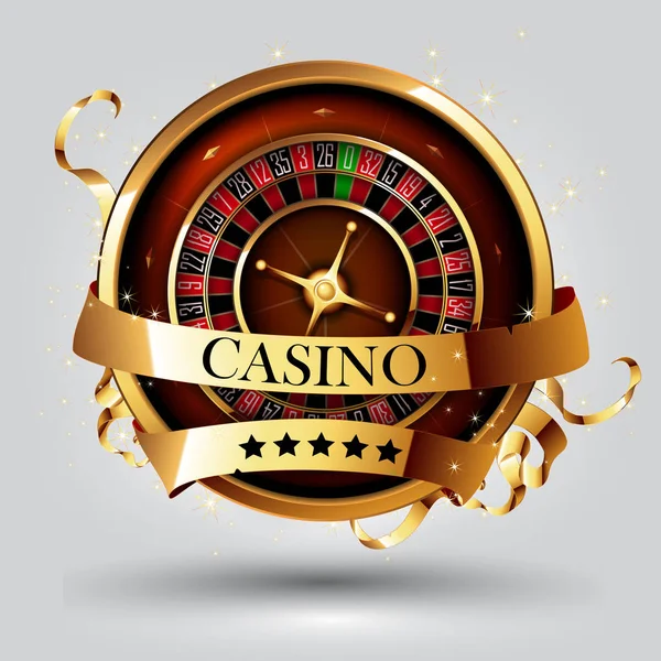 Casino advertising design — Stock Vector