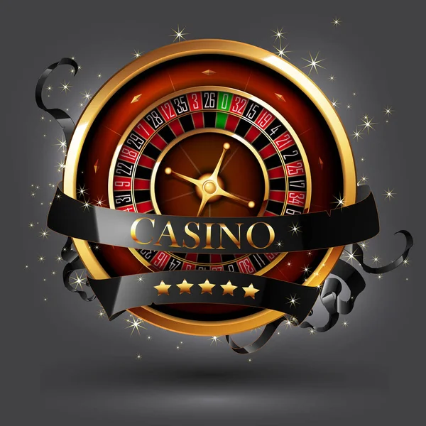 Casino advertising design — Stock Vector