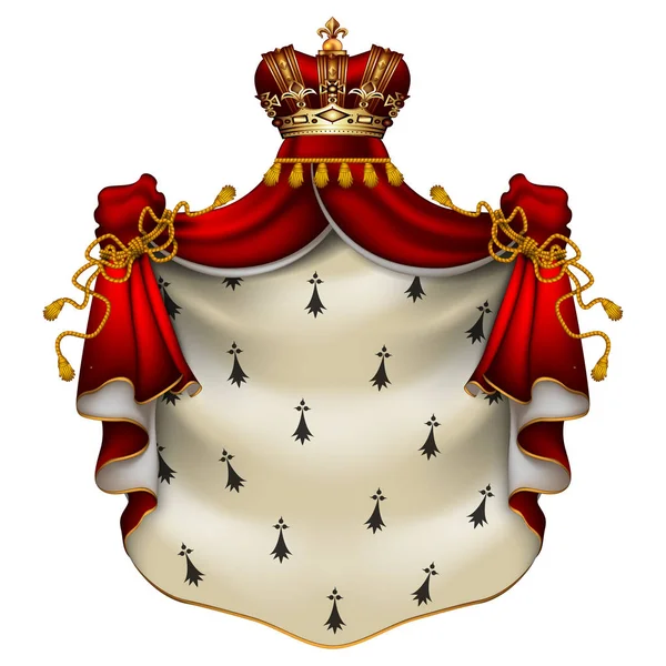 Royal gronostajowego płaszcza — Wektor stockowy
