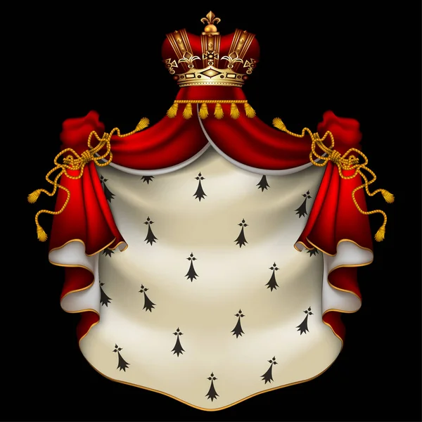 Manteau royal d'hermine — Image vectorielle