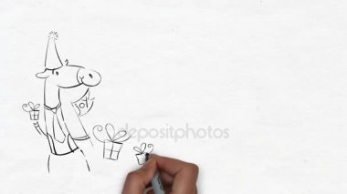 doğum günü doodle-video tebrik kartı