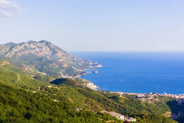 Montenegro från höjd av flyg — Stockfoto