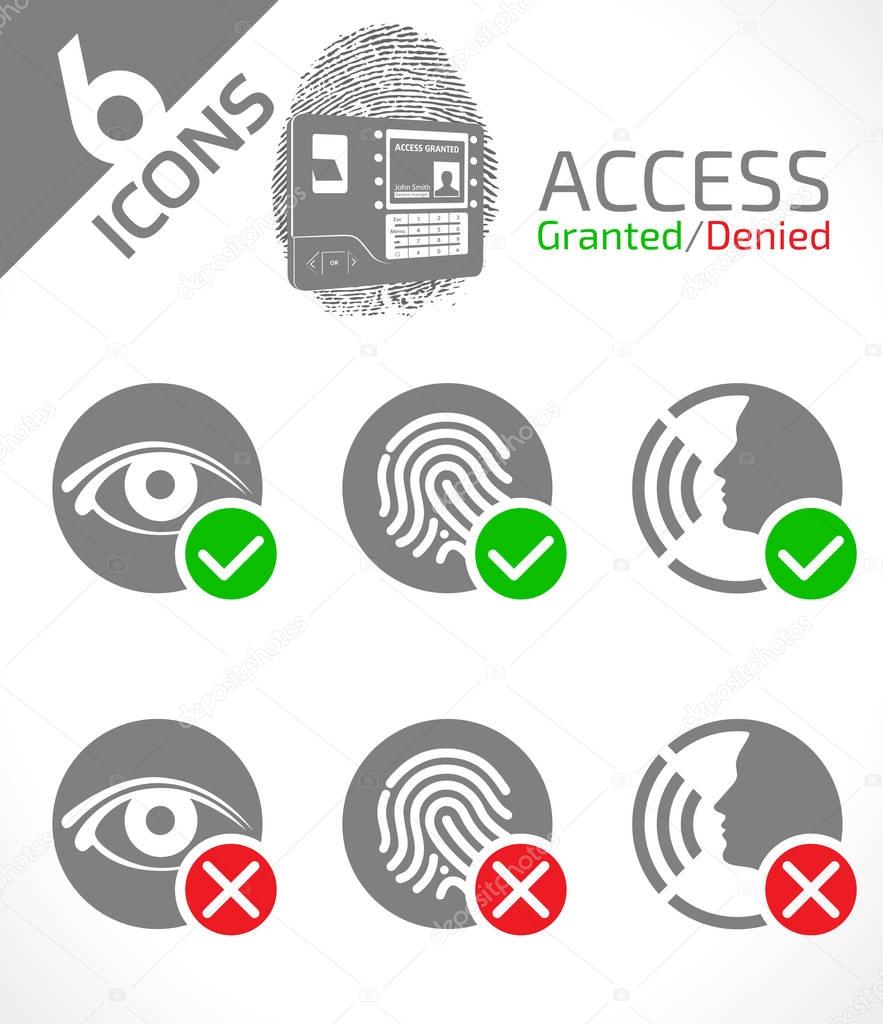 Logo - Biometric ID authentication